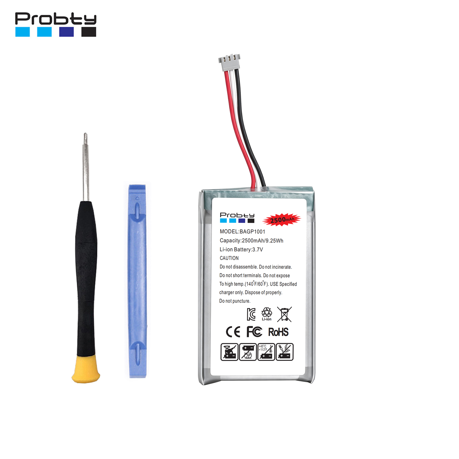 Sony Controller Dualsense Edge - Bateria Probty 2500mAh BAGP1001 para Controle