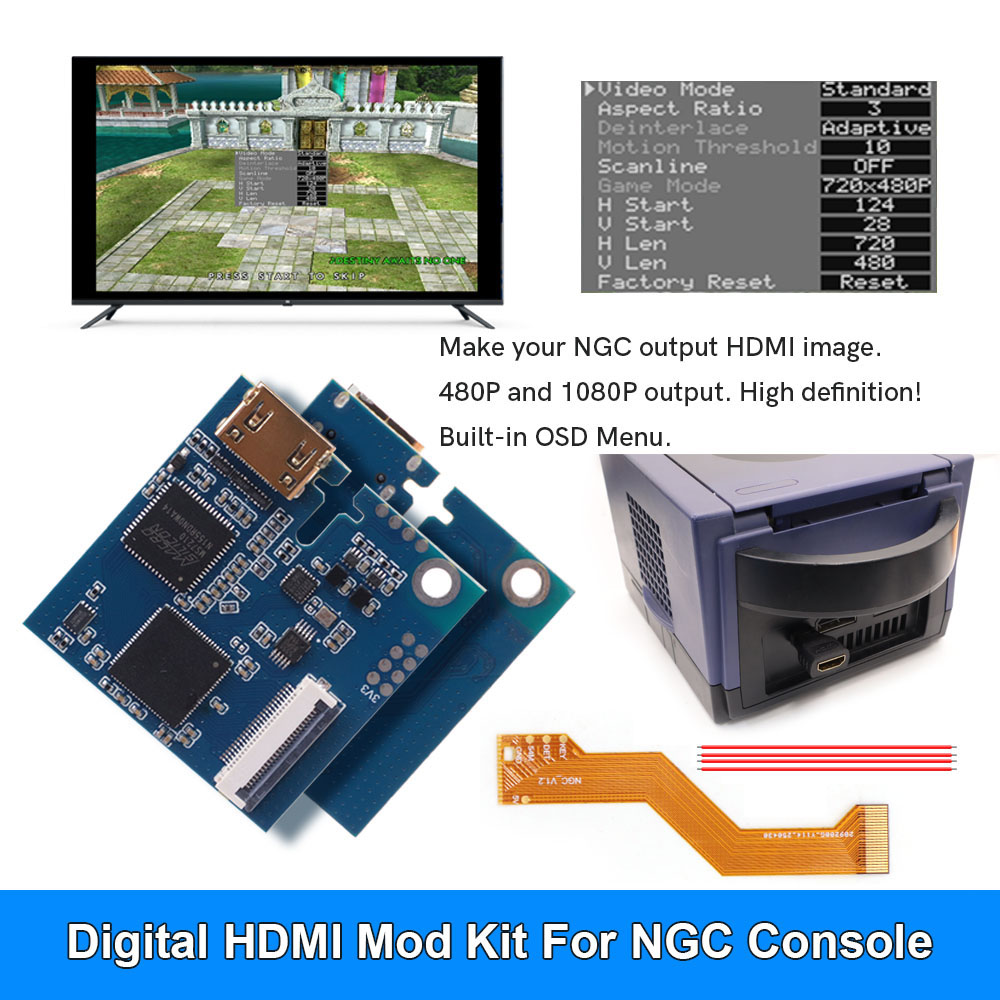Gaming Console All In One - Hispeedido 1080p impresso digital de alta