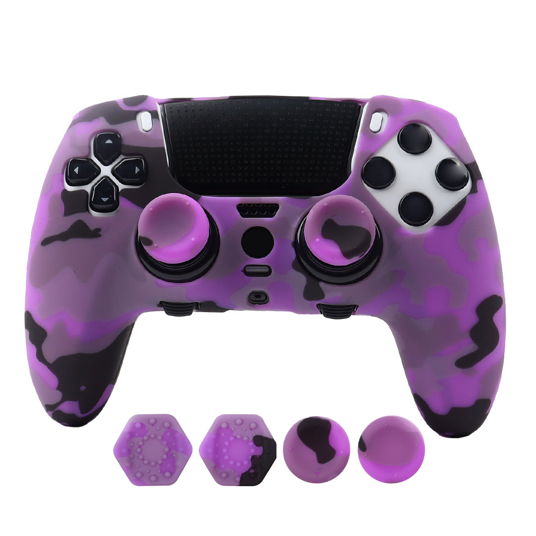 Sony Controller Dualsense Edge - Capa de Silicone Antiderrapante Camuflada para