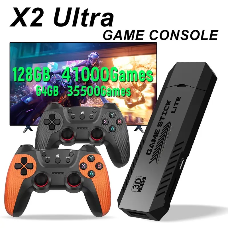 Gaming Console Stick - Controle Remoto de Jogo Retro X2