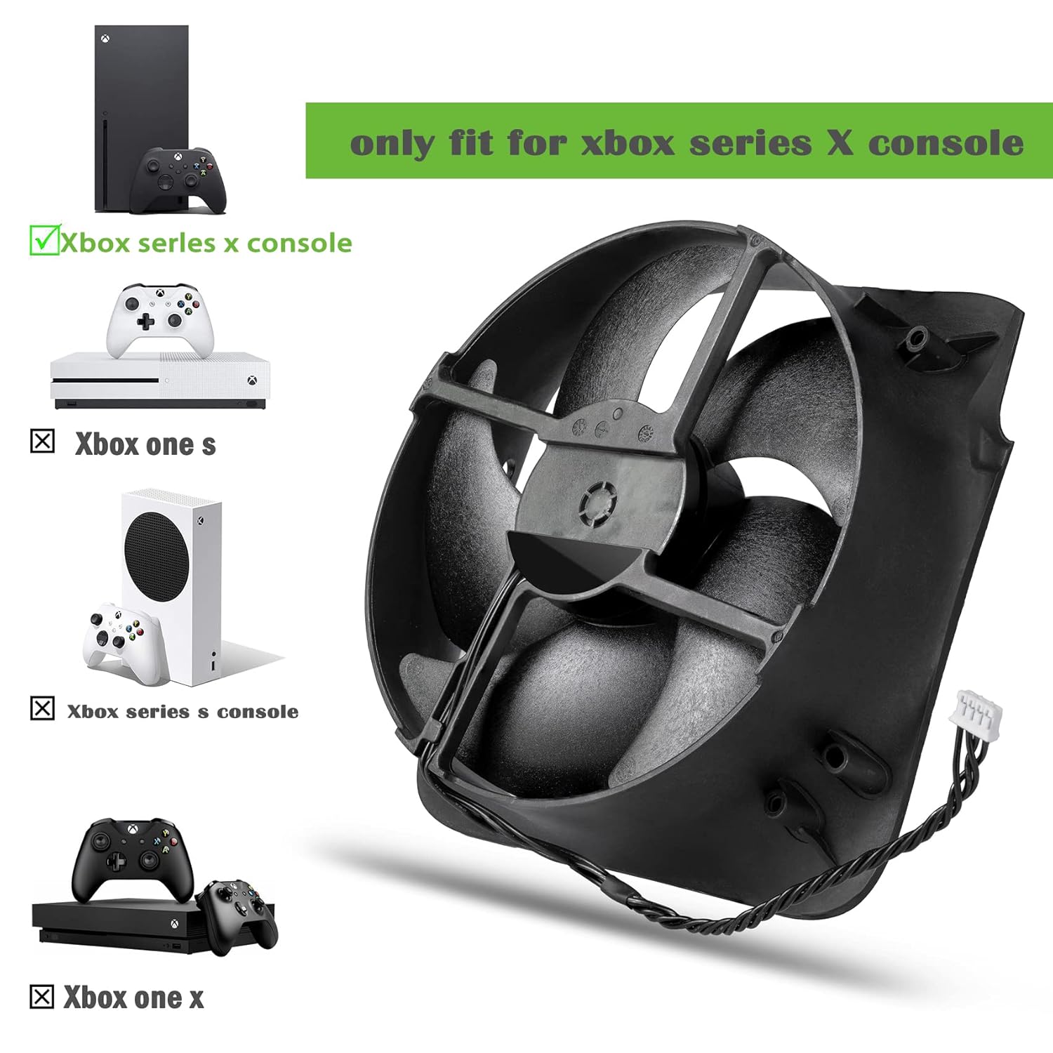 Gaming Console Xbox Series S - Substituição do Ventilador Interno de Resfriamento