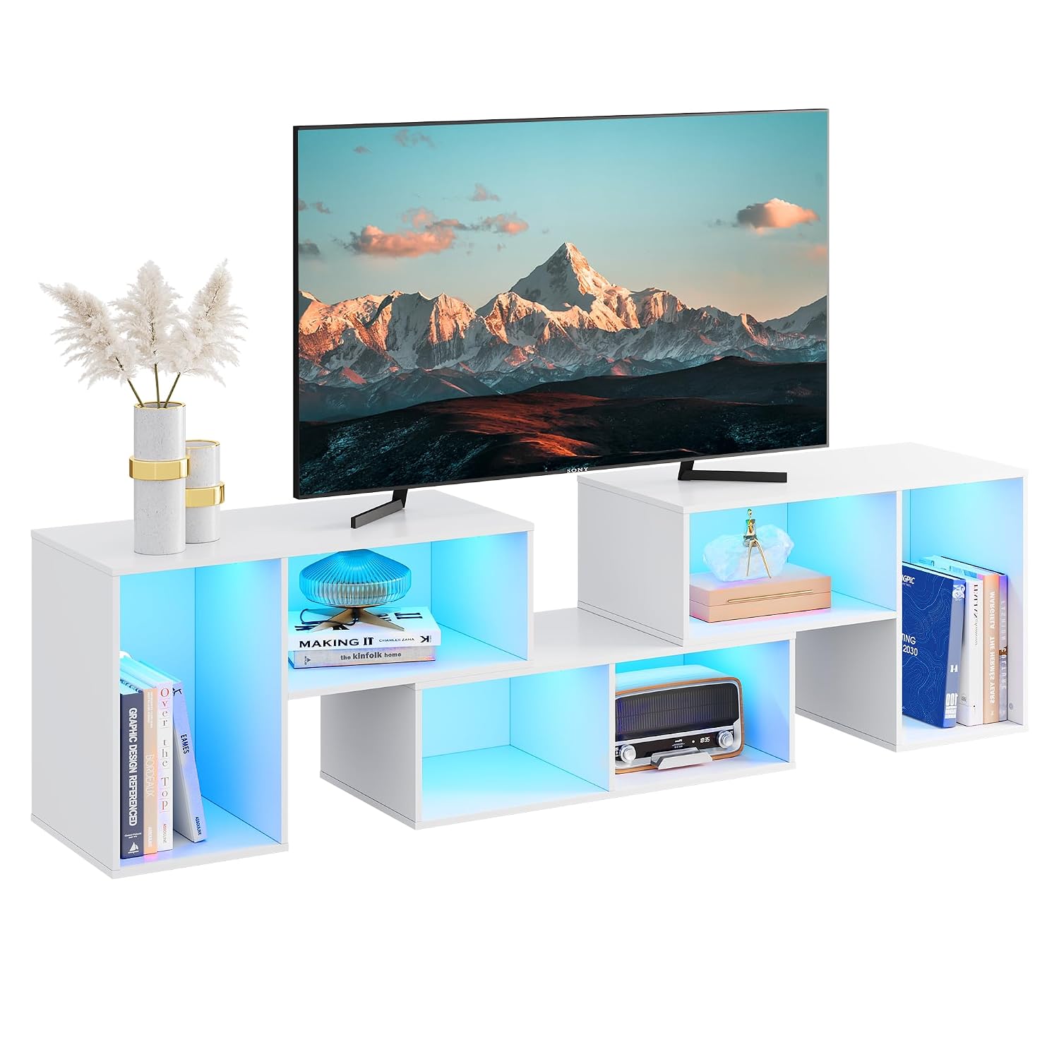 Gaming Console Tv Stand - Suporte de TV Deformável com Faixa