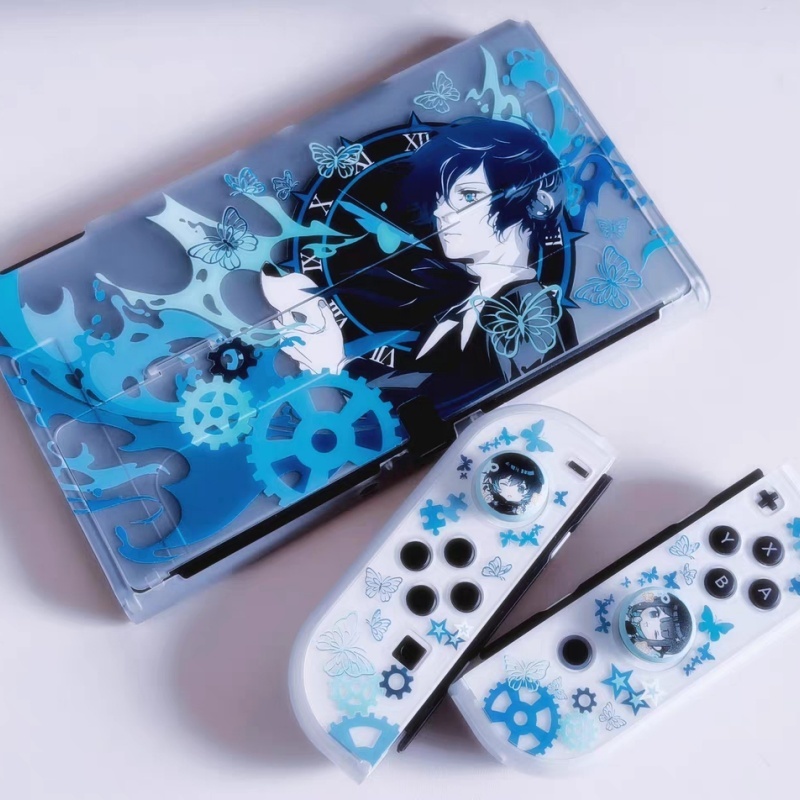 Nintendo Console Switch Oled - Capa Protetora Semi Transparente Persona 3