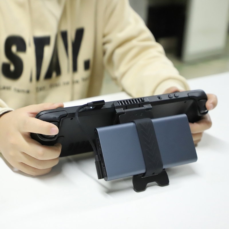 Gaming Console Power Bank - 2 em 1 suporte de suporte
