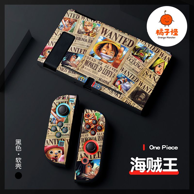 Nintendo Console Switch Oled - Capa Protetora Anticolisão de TPU Luffy