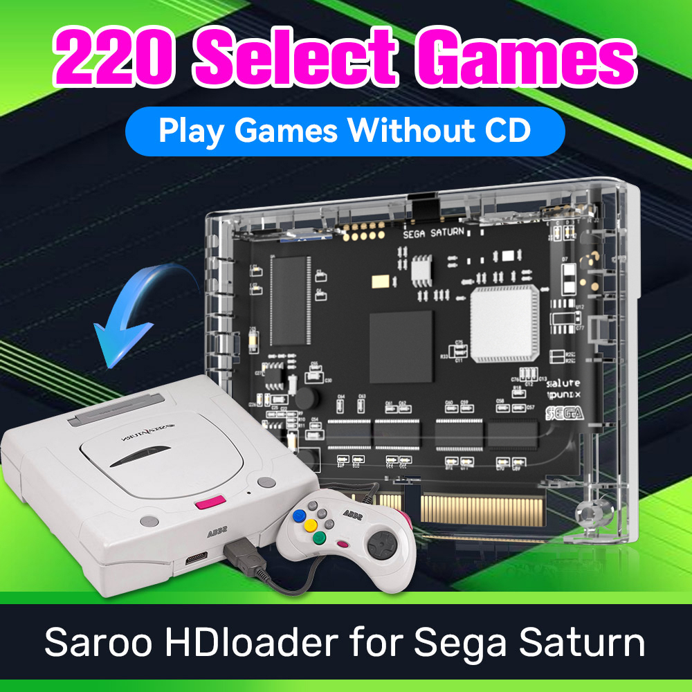 Gaming Console Video Game - SAROO SS HDLoader para Sega Saturn