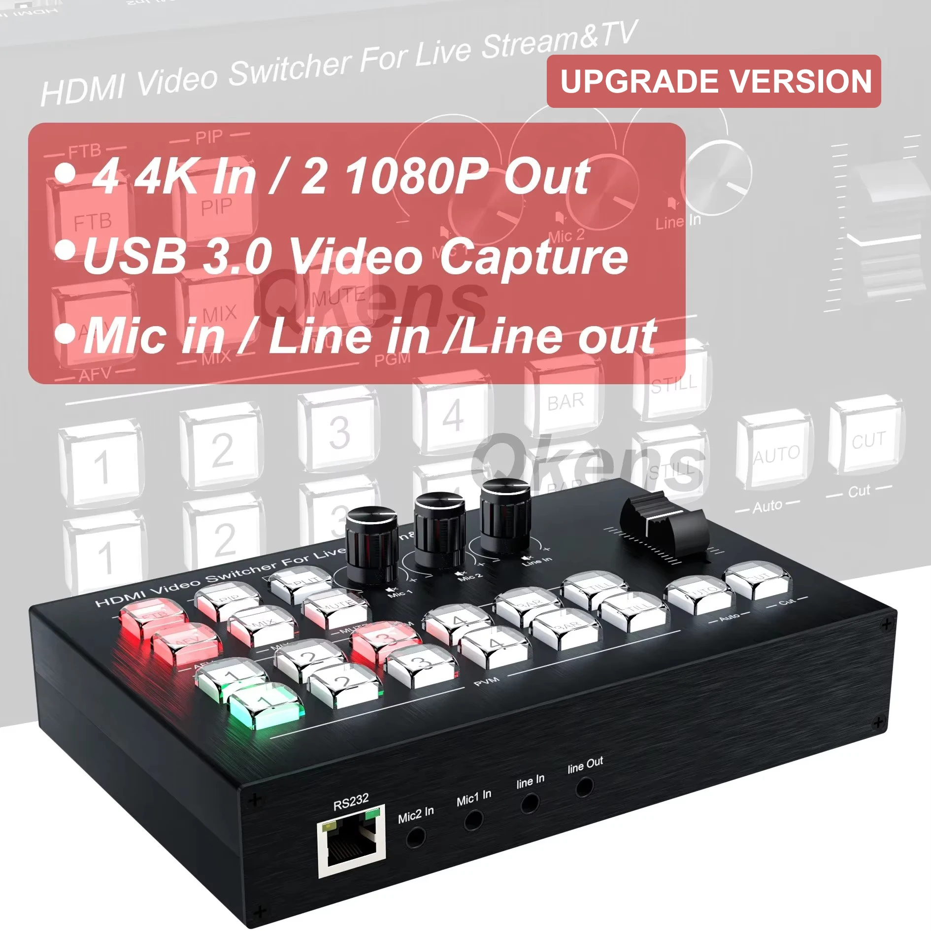 Gaming Console All In One - 4k 4 canais hdmi vídeo multi