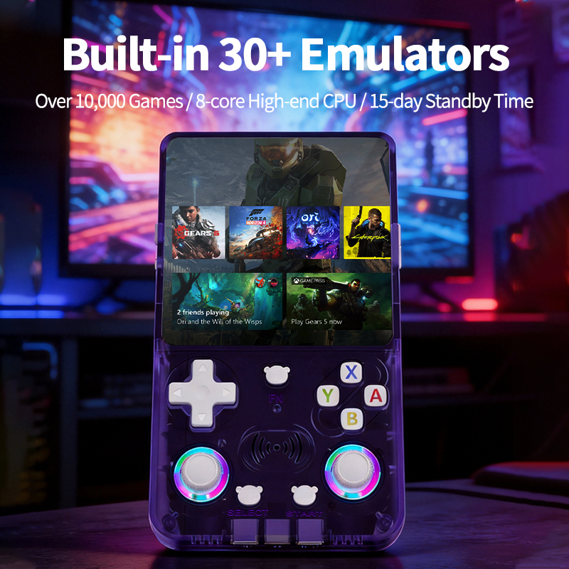 Gaming Console Handheld Android - Console de Jogos Retro Portátil com