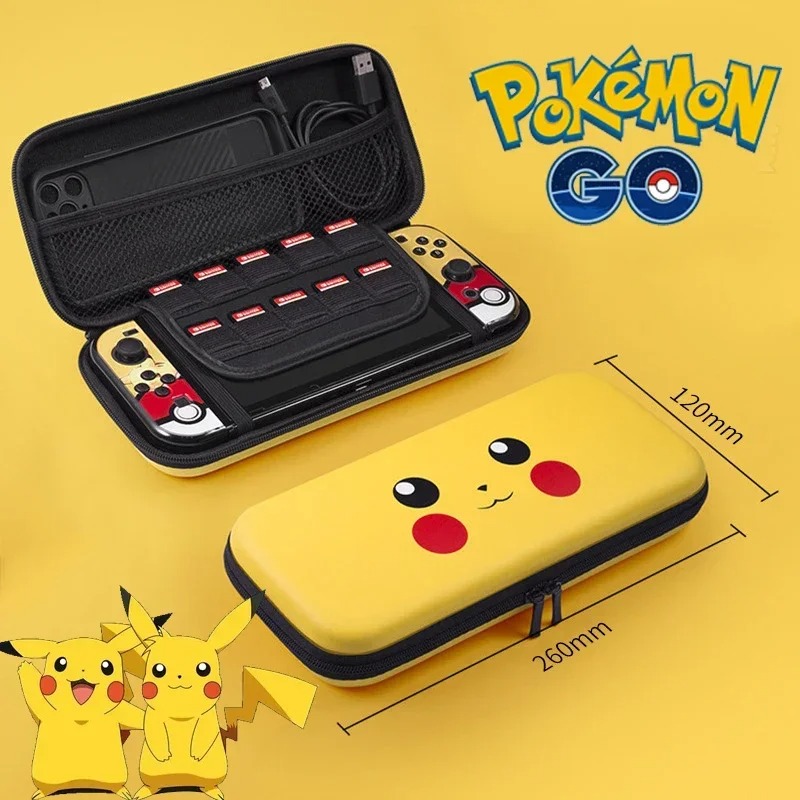 Gaming Console Games - Bolsa de Armazenamento Pokemon Pikachu para