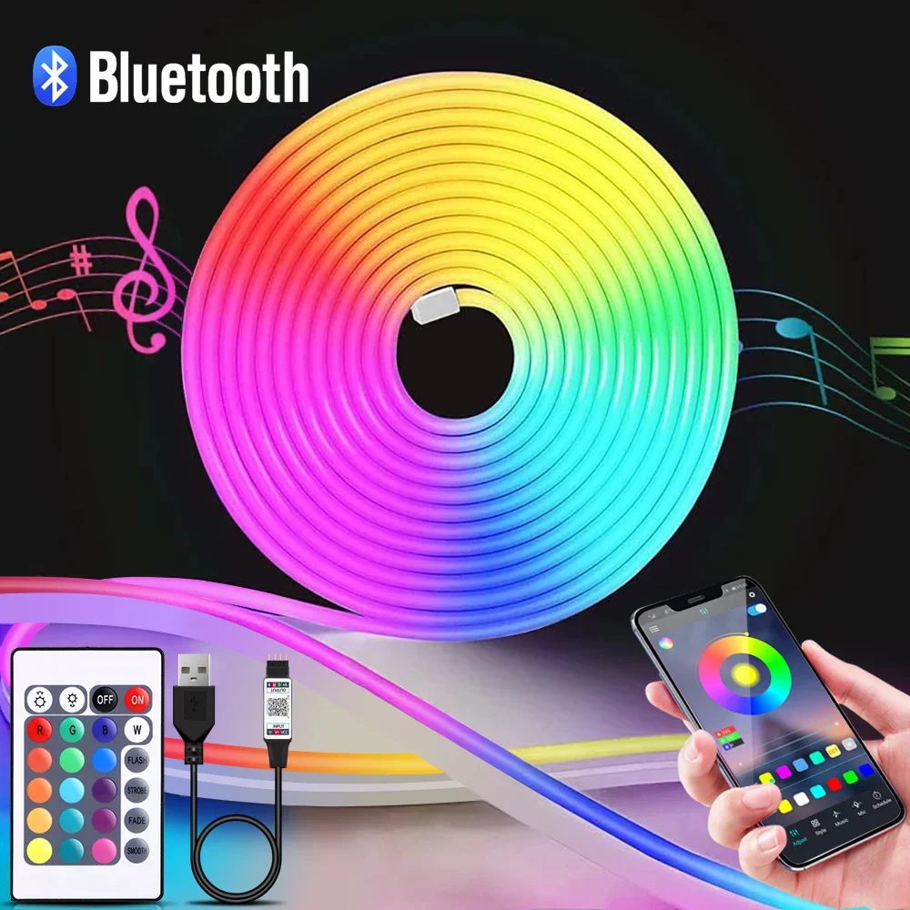 Led Gaming Light Strip - 1-5m rgb led neon luz de