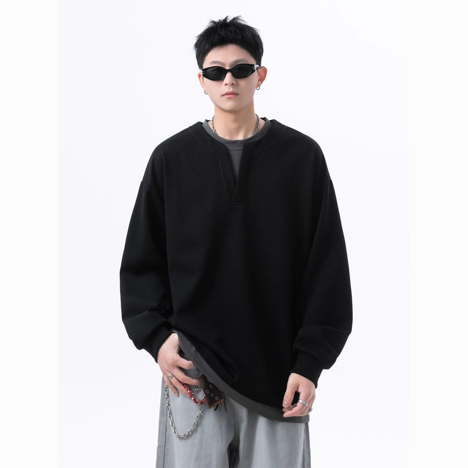 Hoodies Masculinos Sem Capuz c - Gaming Console Letters avaliação e preço