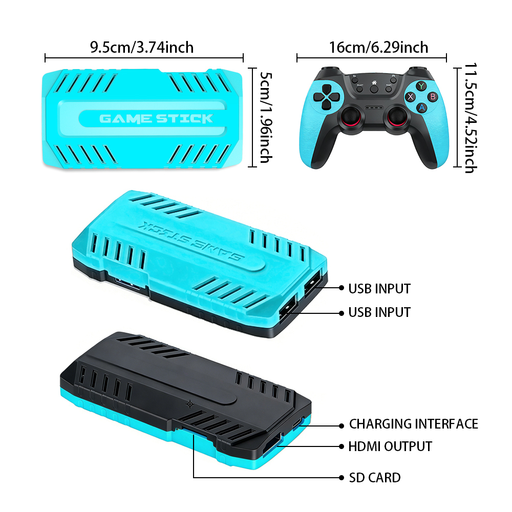 Novo Controle Retro X10 Pro 20 - Gaming Console Stick avaliação e preço