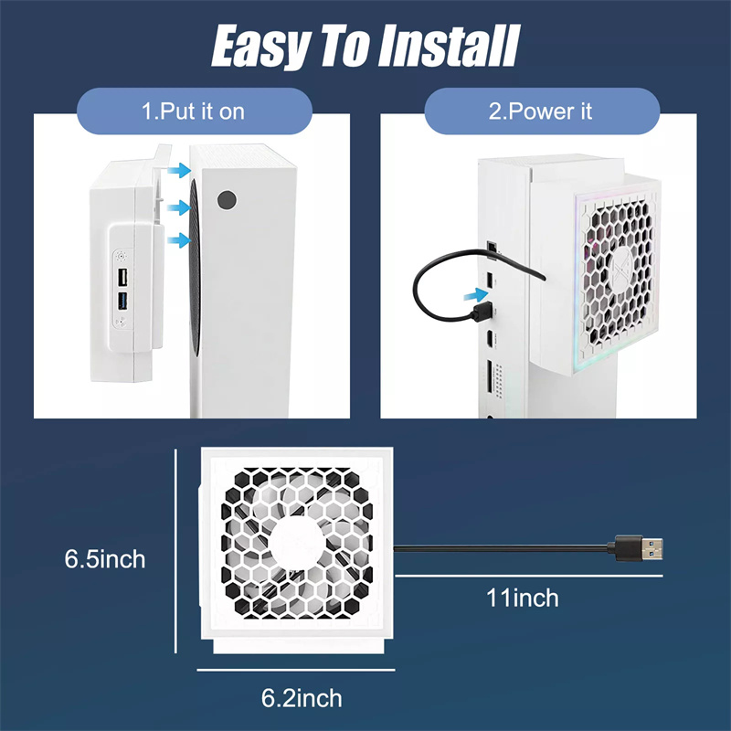 Ventilador de refrigeração led - Gaming Console Xbox Series S avaliação e preço