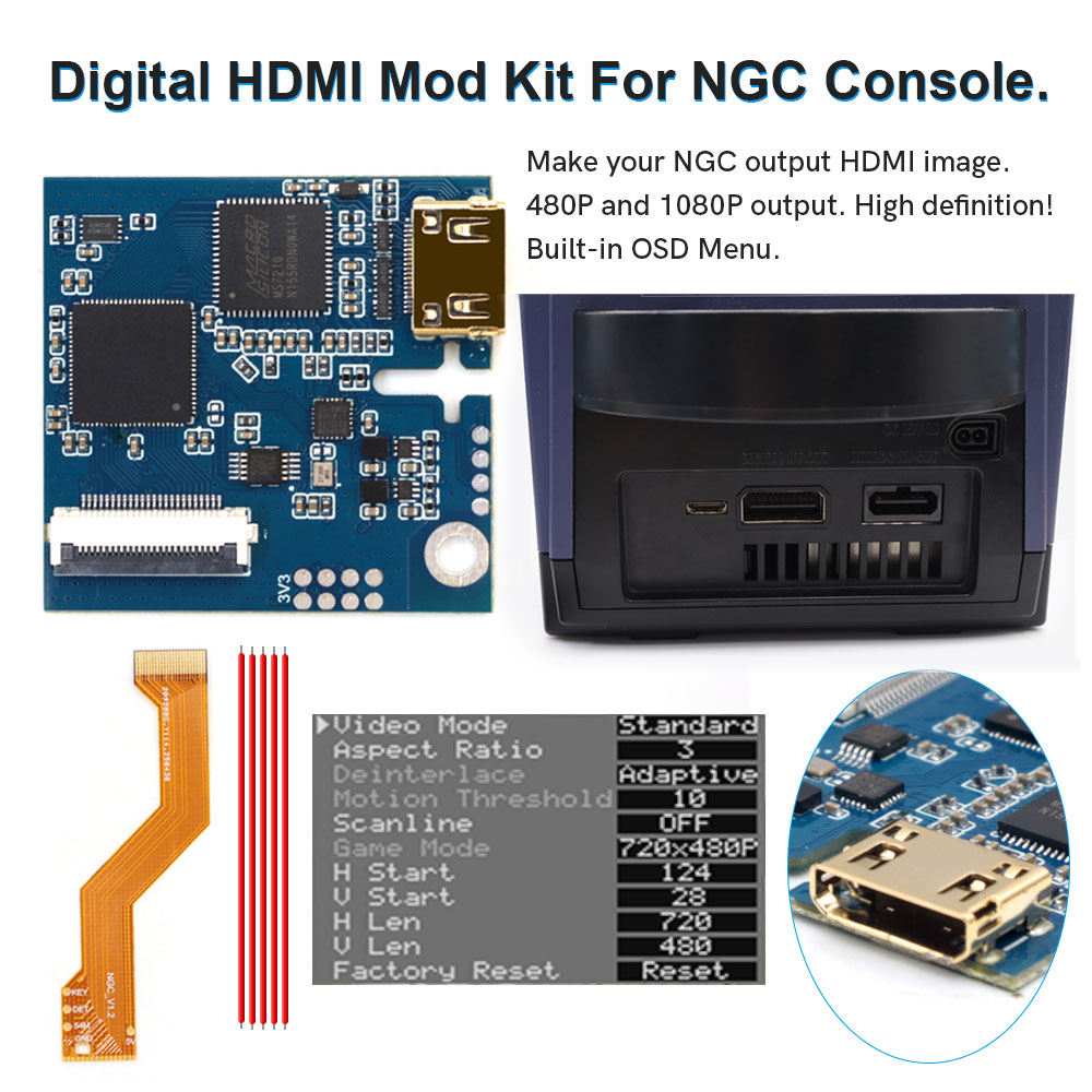 Hispeedido 1080p impresso digi - Gaming Console All In One avaliação e preço