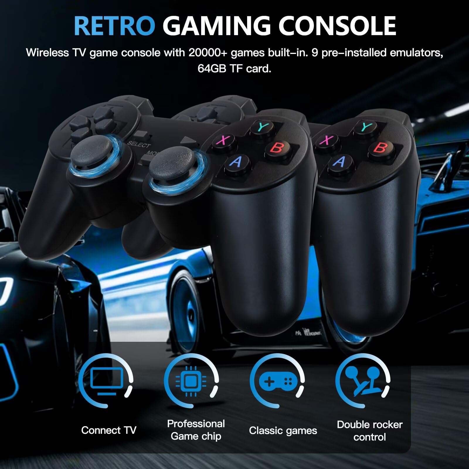 Console de Videogame Retrô 4K  - Gaming Console Tv Stand avaliação e preço