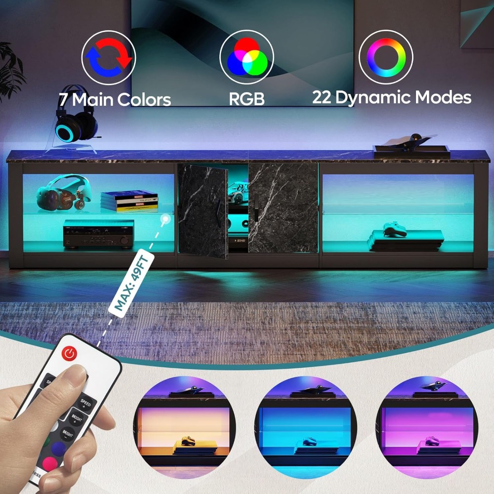 Suporte para TV de 80 Polegada - Gaming Console Tv Stand avaliação e preço