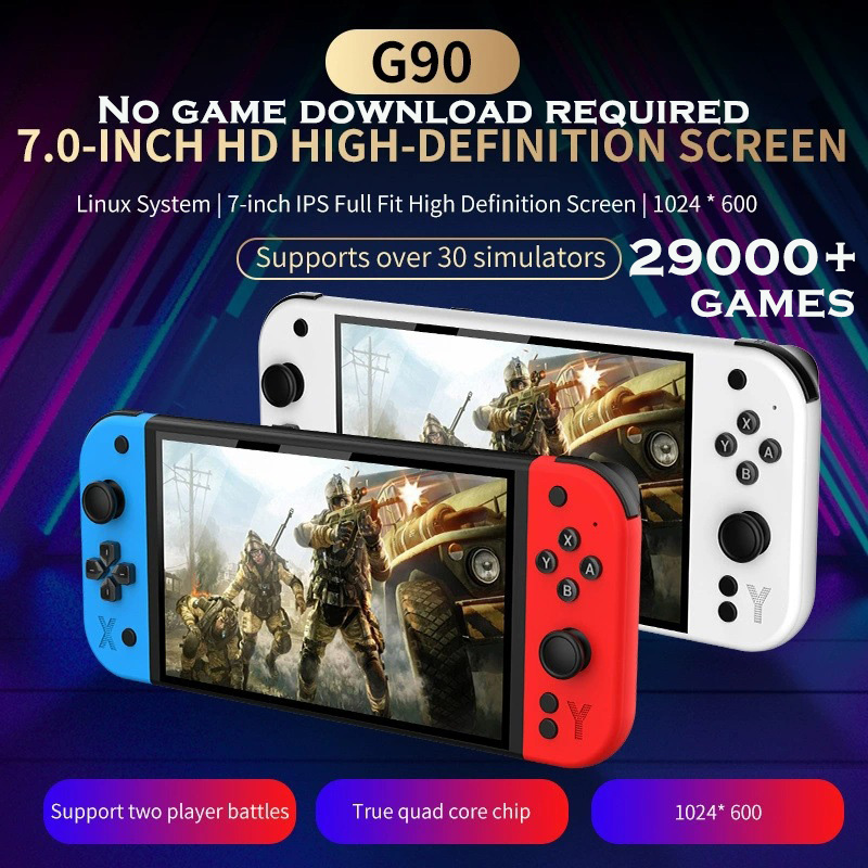 Console portátil G90 suporte b - Gaming Console Video Game avaliação e preço