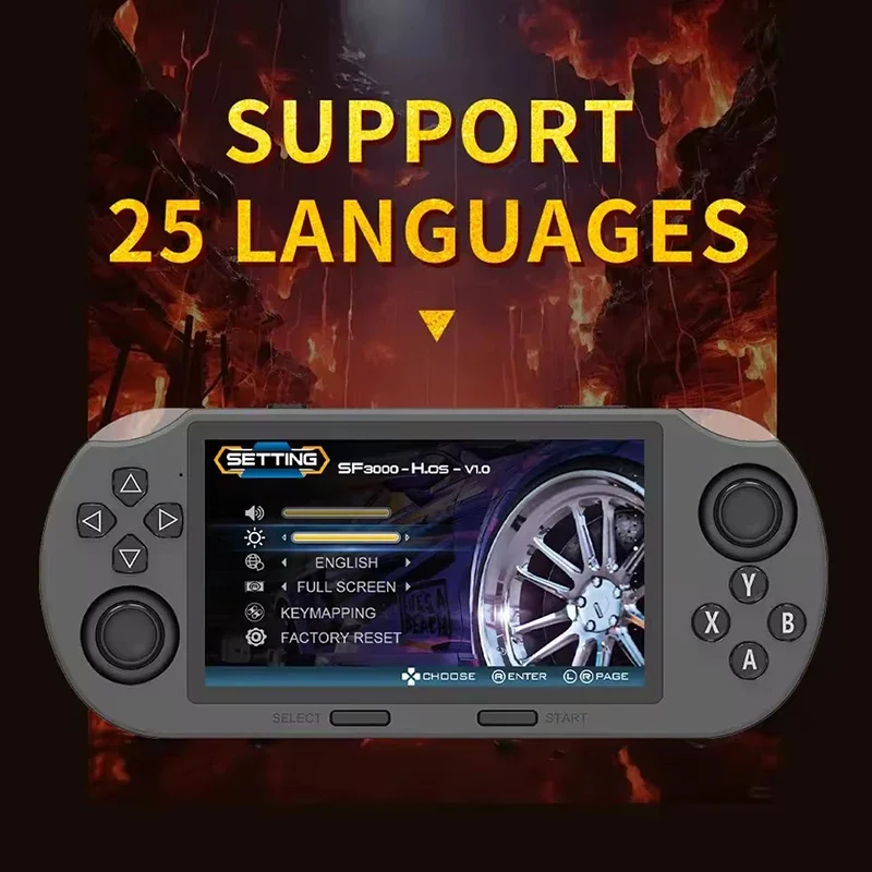 Sf3000 portátil jogador de jog - Gaming Console Games avaliação e preço