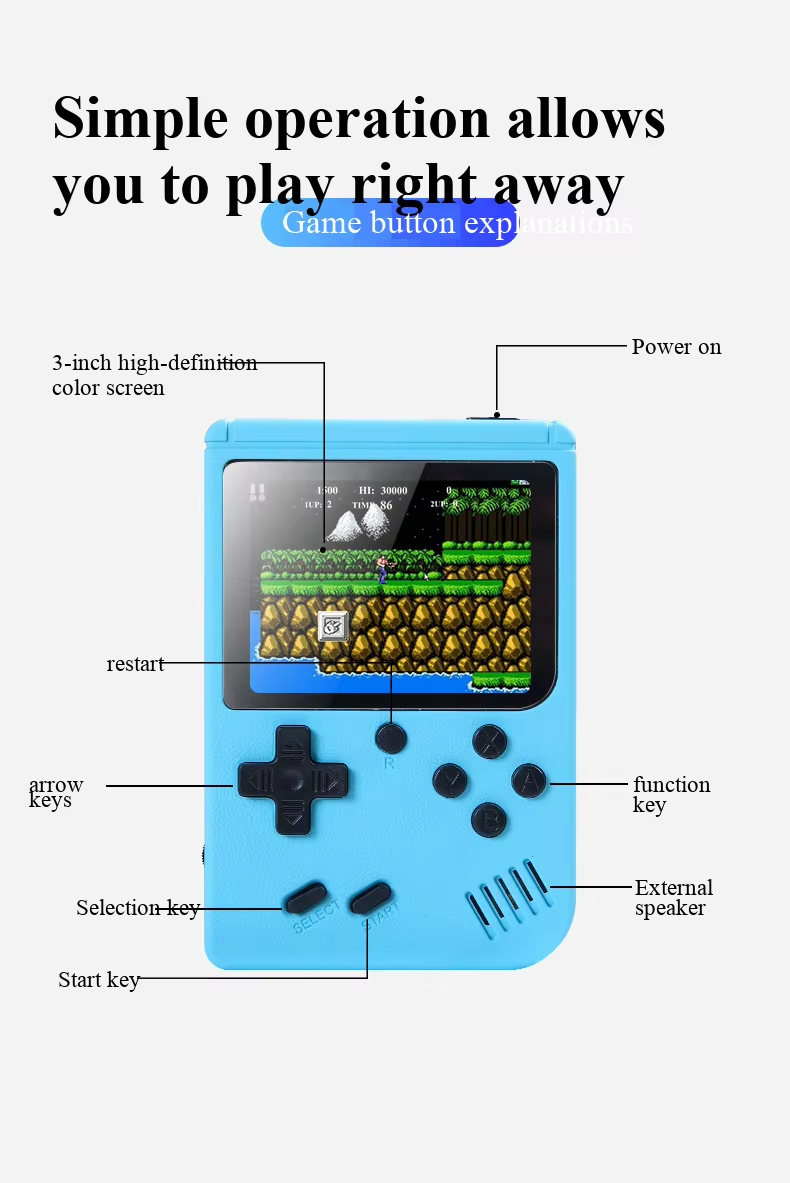 Console de jogos portátil retr - Gaming Console All In One avaliação e preço