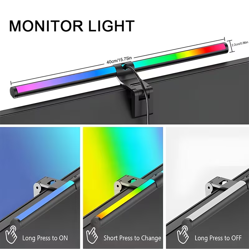 Luz LED USB 5V para Monitor de - Led Gaming Light Strip avaliação e preço