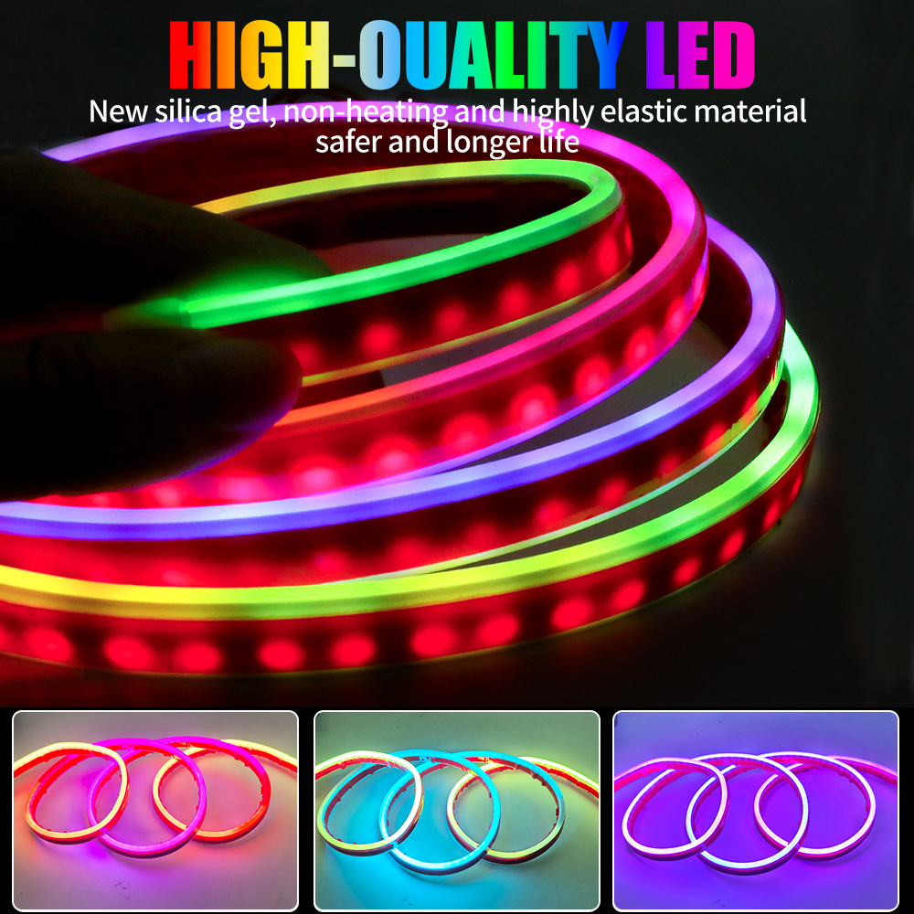 Rgb dinâmico varredura começar - Led Gaming Light Strip avaliação e preço