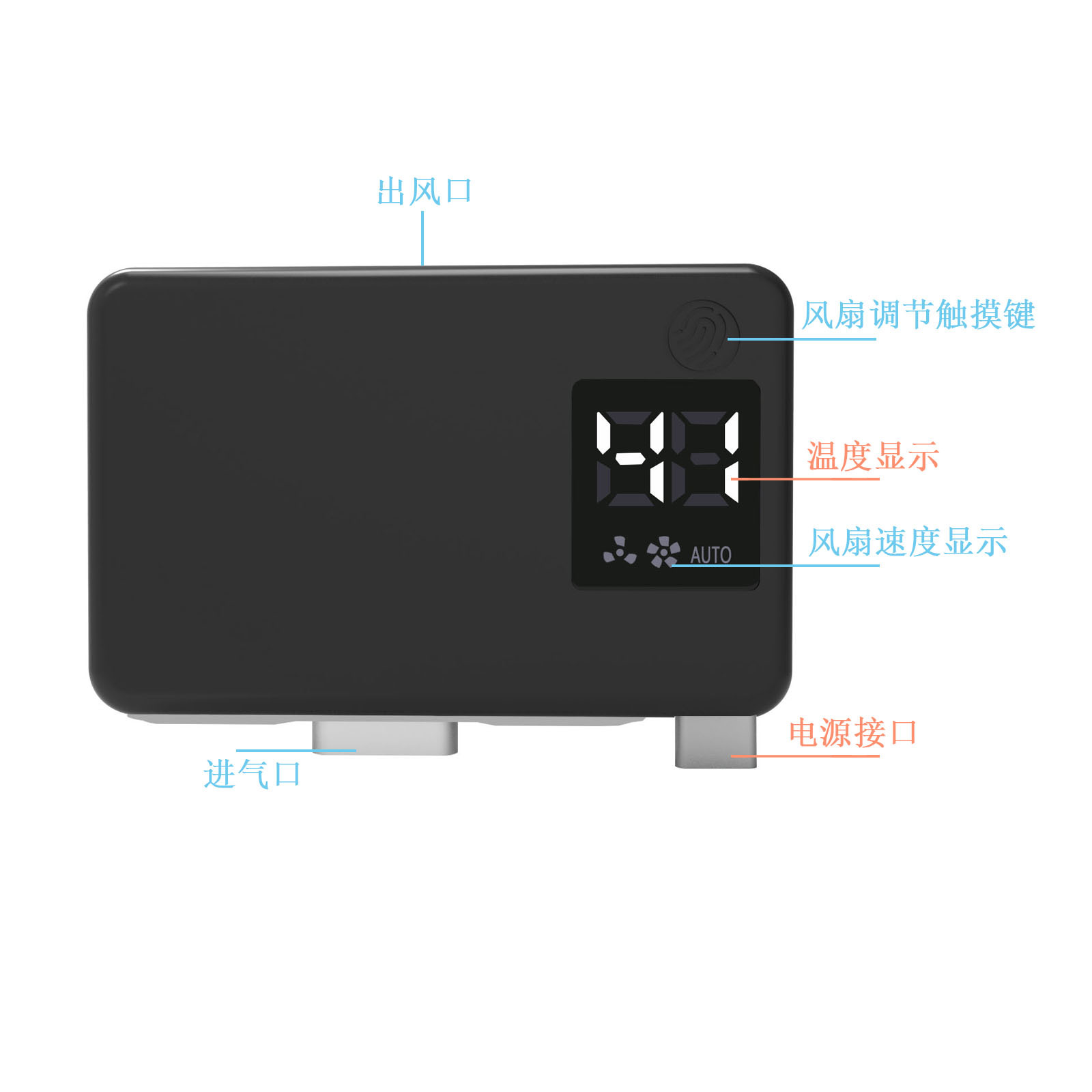 Ventilador Inteligente com Dis - Gaming Console Nintendo Switch avaliação e preço