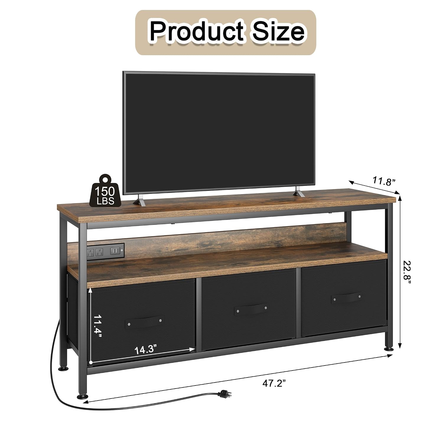 Suporte para TV de 39 a 50 pol - Gaming Console Tv Stand avaliação e preço
