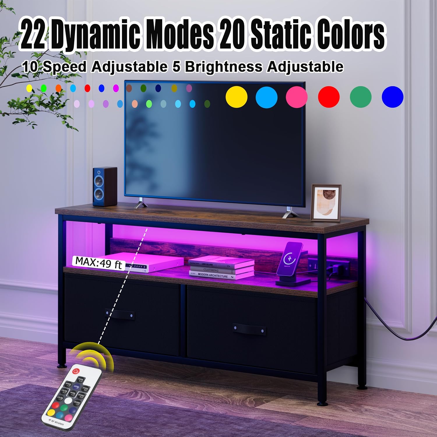 Suporte para TV de 39 a 50 pol - Gaming Console Tv Stand avaliação e preço