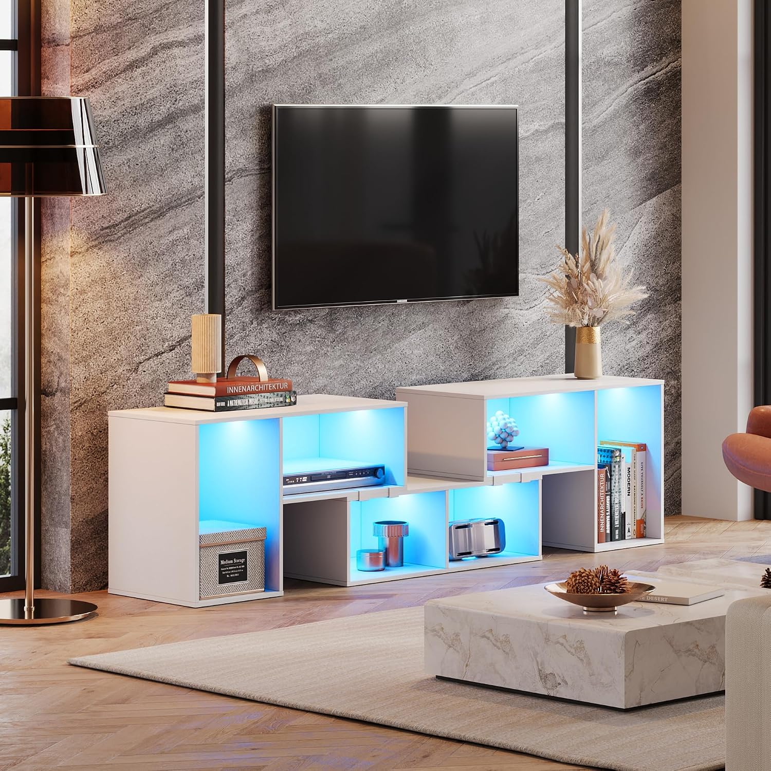 Suporte de TV Deformável com F - Gaming Console Tv Stand avaliação e preço