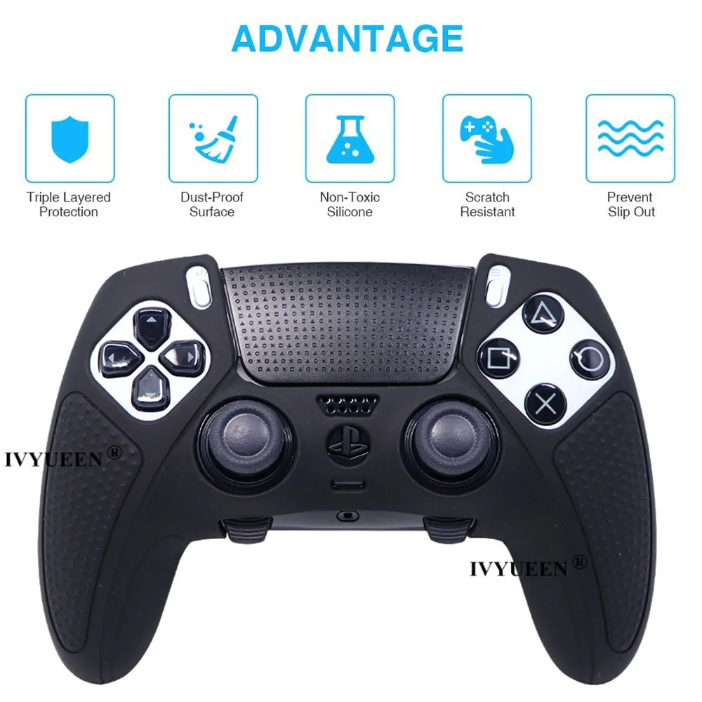 Ivyueen capa de silicone de bo - Sony Controller Dualsense Edge avaliação e preço