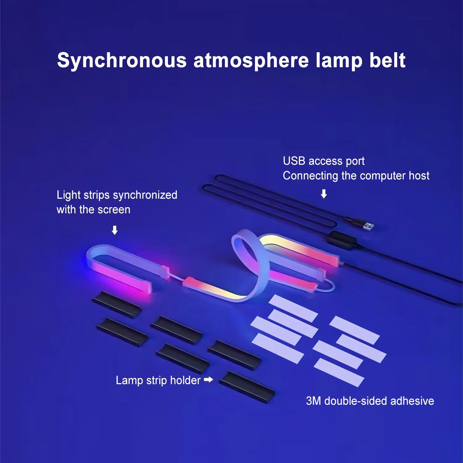 Fita de Luzes RGB para Jogos,  - Led Gaming Light Strip avaliação e preço