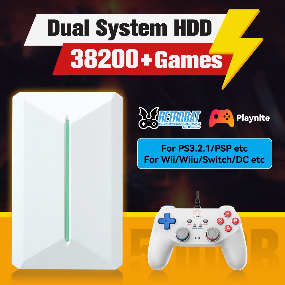 Retrobat & playnite sistema hd - Gaming Console Stick avaliação e preço