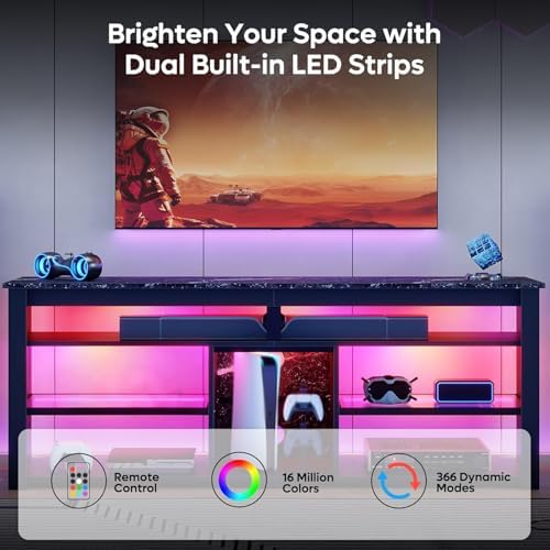 Suporte para TV de 70 polegada - Gaming Console Tv Stand avaliação e preço