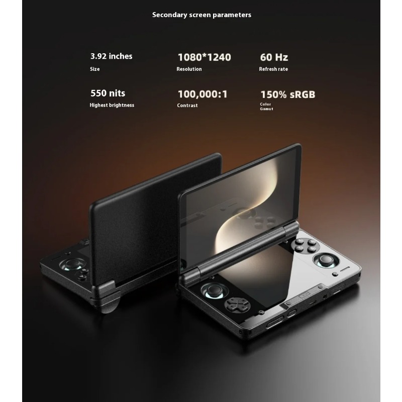 Console Portátil com Tela Dupl - Gaming Console Handheld Android avaliação e preço