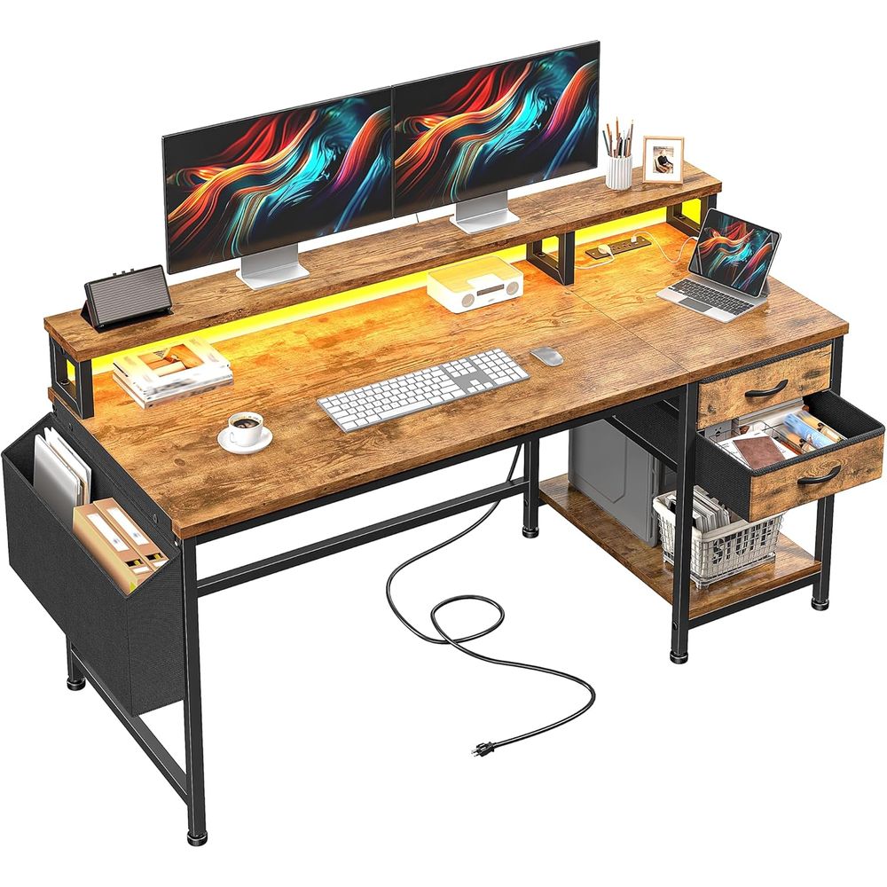 Mesa de Jogos Compacta 48 com  - Led Gaming Light Strip avaliação e preço