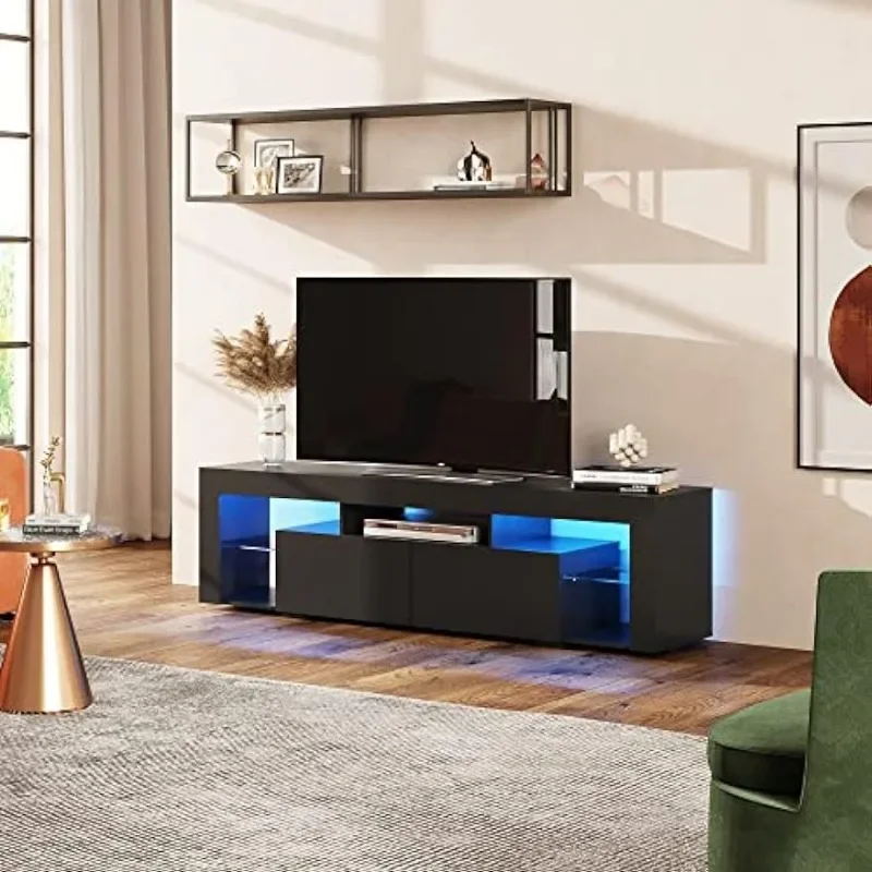 Console de TV de madeira com 2 - Gaming Console Tv Stand avaliação e preço