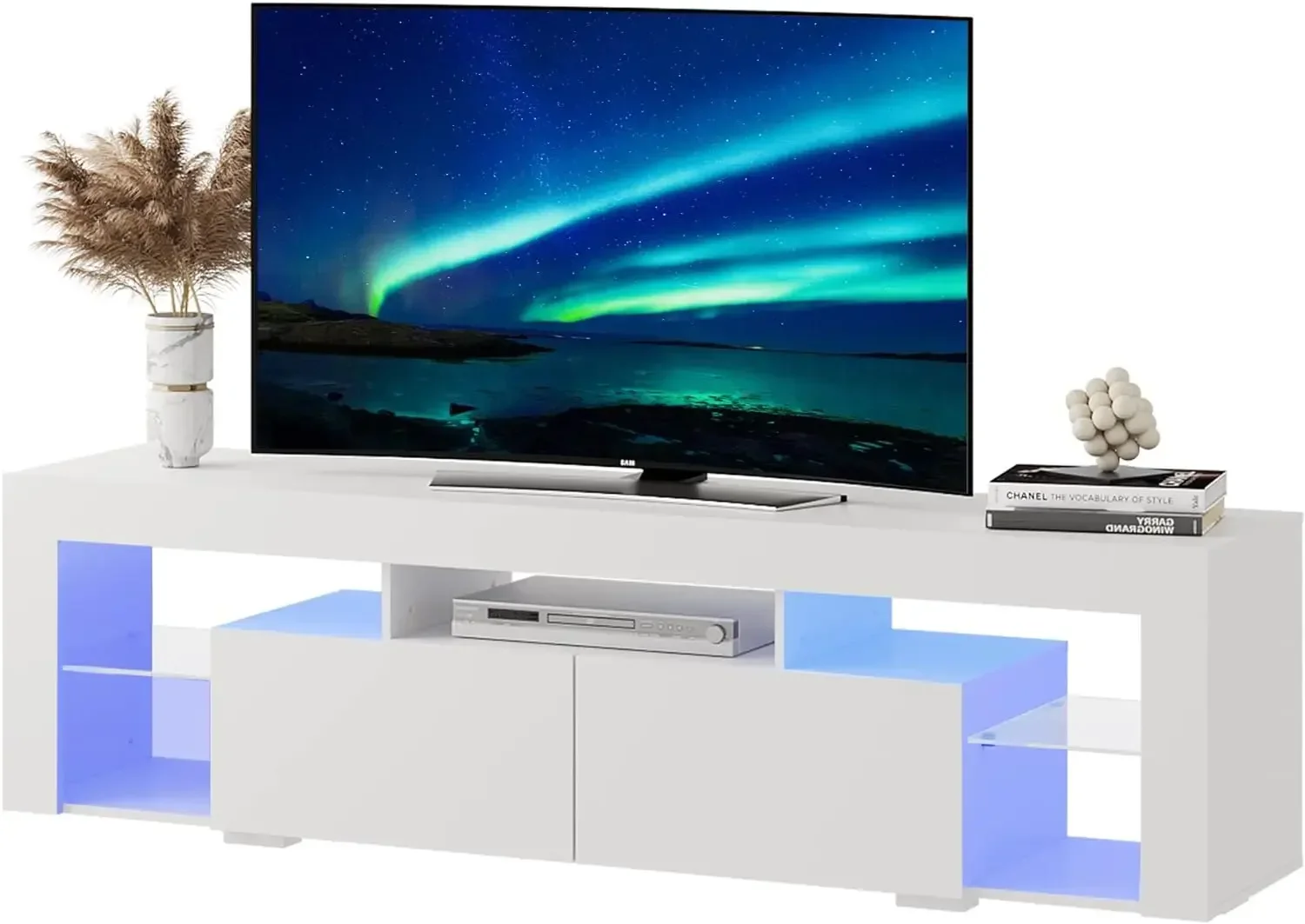Console de TV de madeira com 2 - Gaming Console Tv Stand avaliação e preço