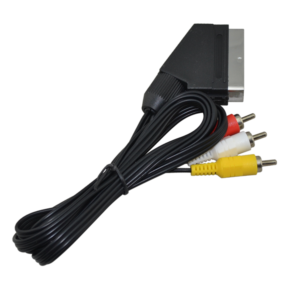 Cabo scart para 3 rca av tv ví - Gaming Console Video Game avaliação e preço