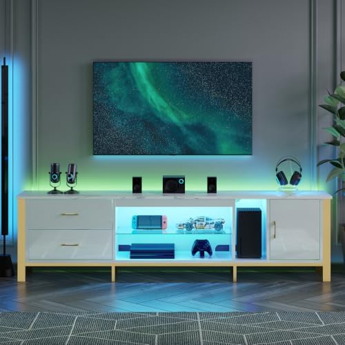 Suporte para TV de 75/80/85 po - Gaming Console Tv Stand avaliação e preço