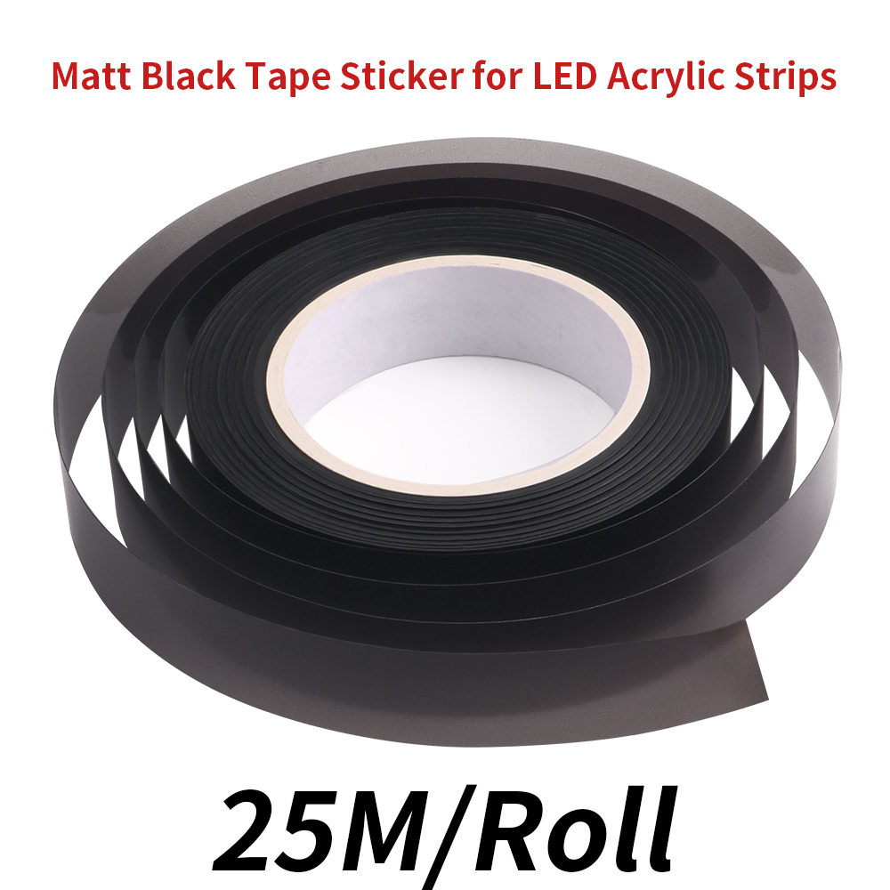 25m/rolo fita preta fosca ades - Led Gaming Light Strip avaliação e preço