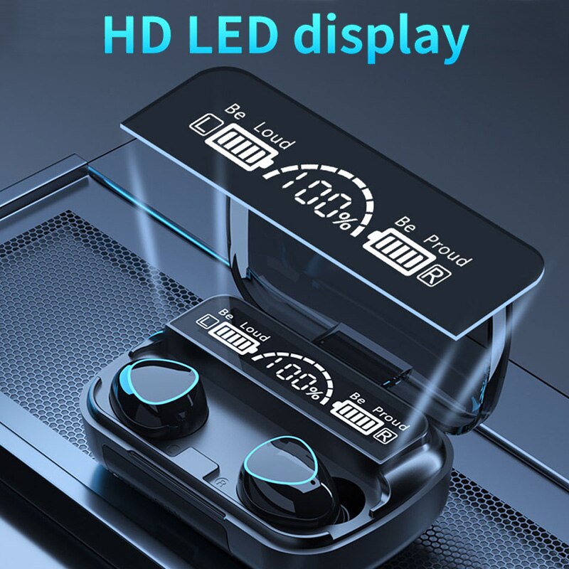 Tws auriculares bluetooth sem  - Gaming Console Power Bank avaliação e preço