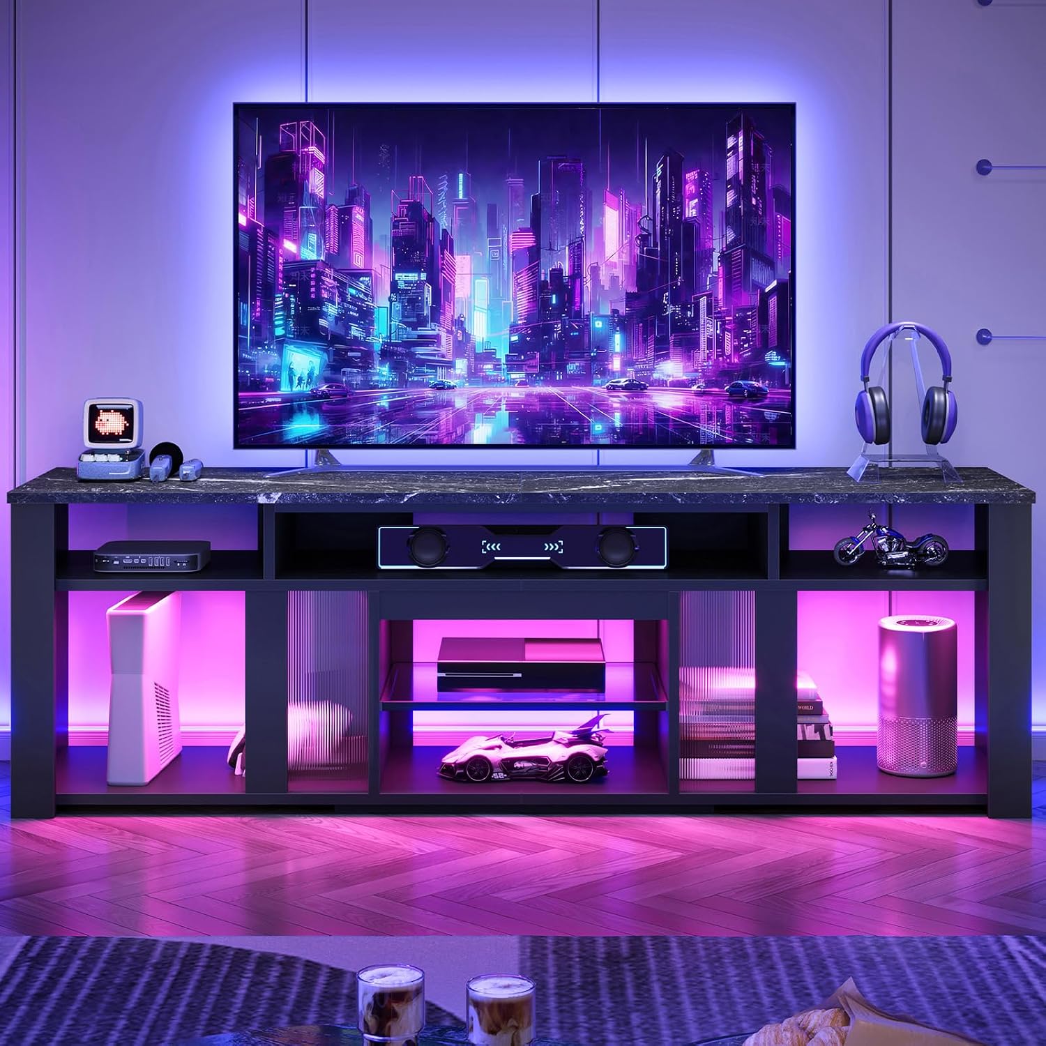Suporte para TV de 80 Polegada - Gaming Console Tv Stand avaliação e preço