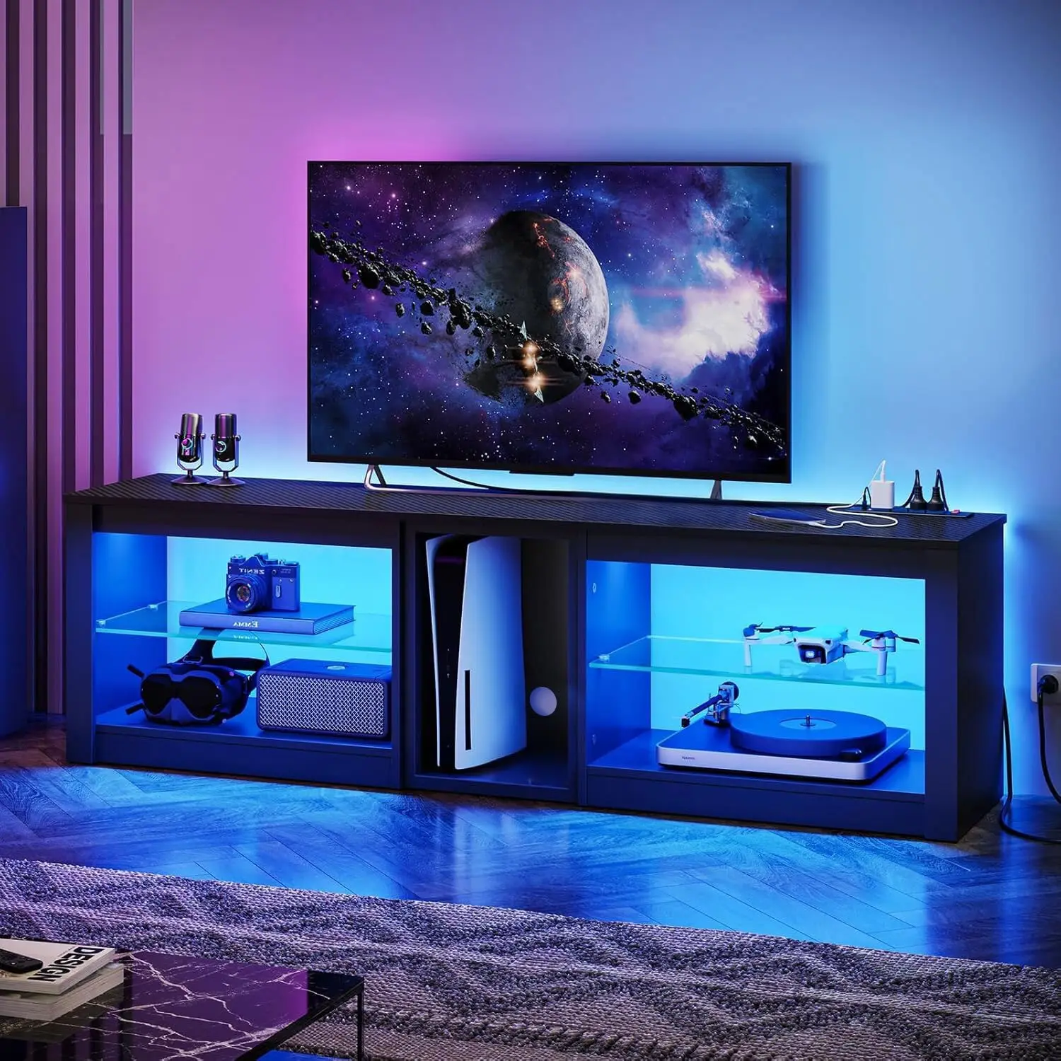Centro de Entretenimento para  - Gaming Console Tv Stand avaliação e preço