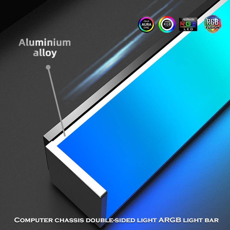 Barra de luz dura de alumínio  - Led Gaming Light Strip avaliação e preço