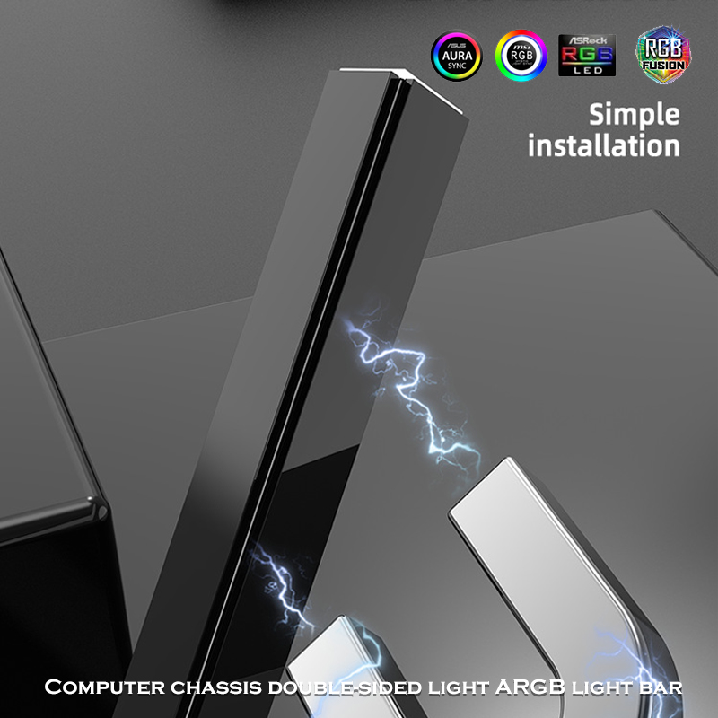 Barra de luz dura de alumínio  - Led Gaming Light Strip avaliação e preço