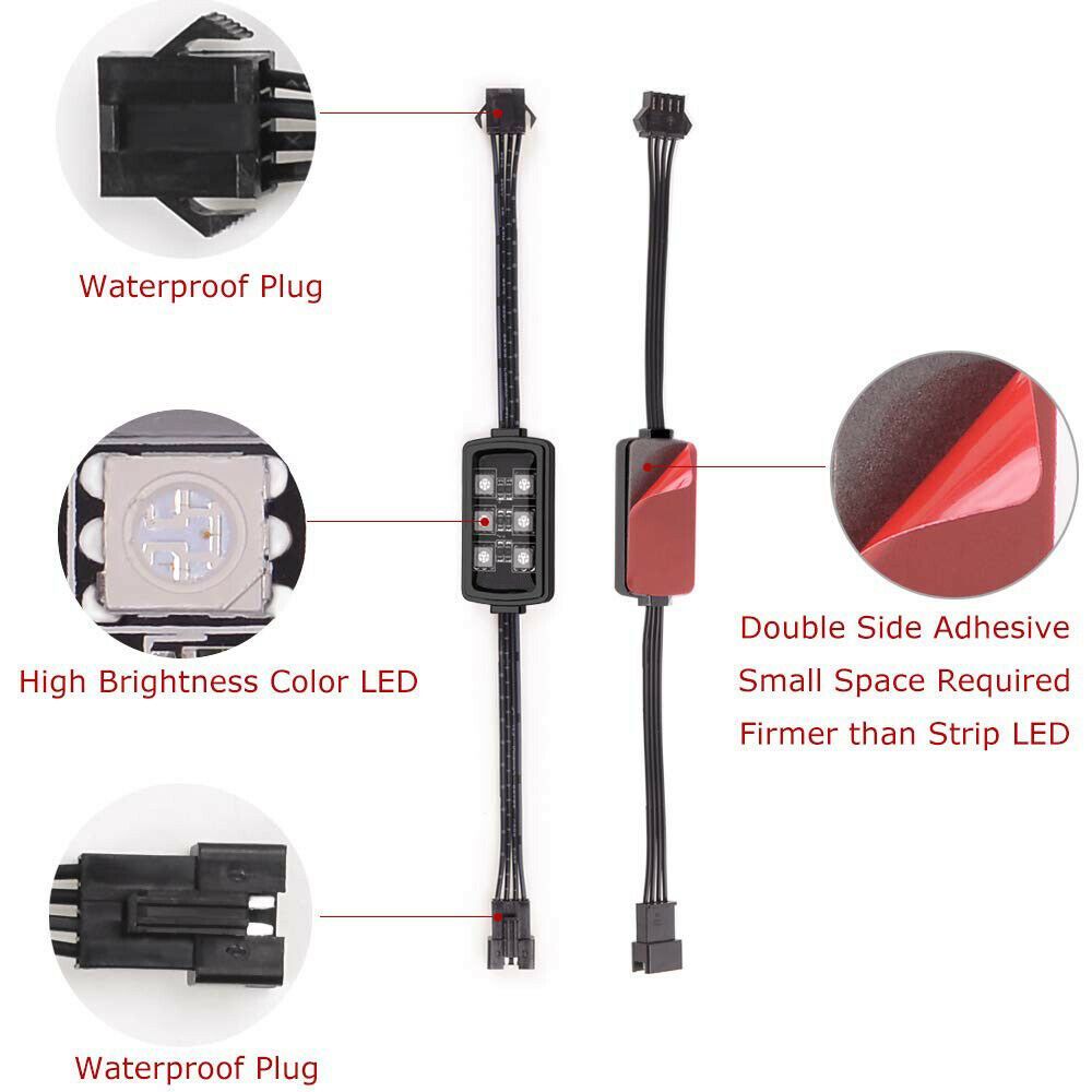 Niscarda-luzes de freio inteli - Led Gaming Light Strip avaliação e preço