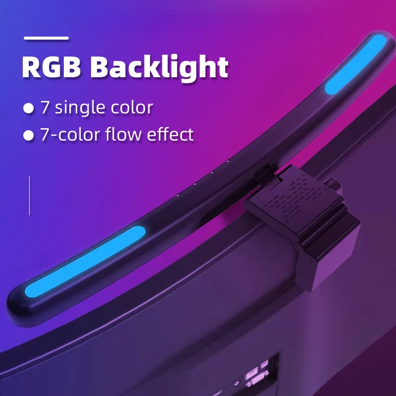 Curvo LED Monitor Light Bar, U - Led Gaming Light Strip avaliação e preço