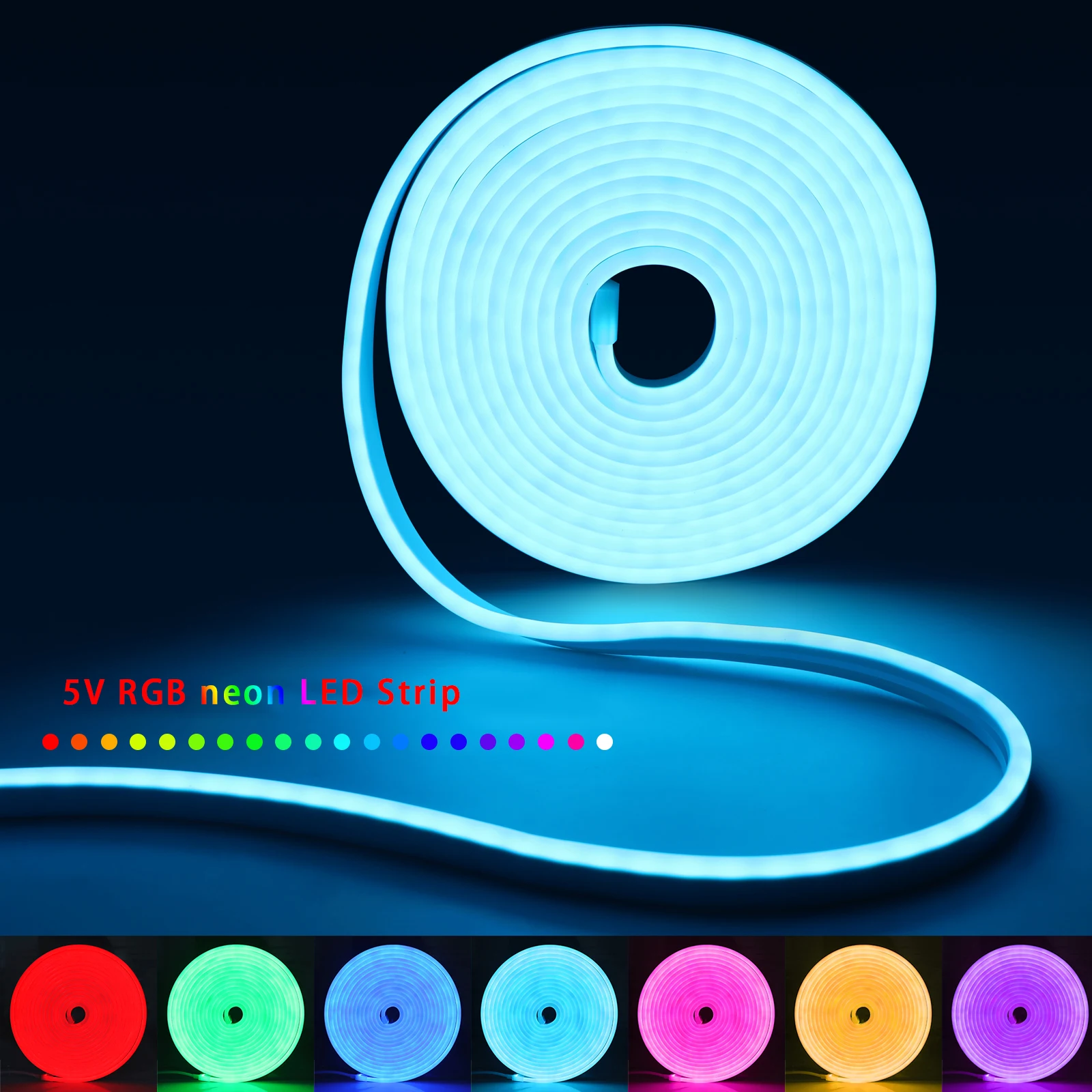 1-5m rgb led neon luz de tira  - Led Gaming Light Strip avaliação e preço